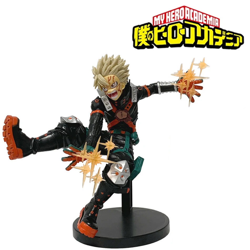 22cm My Hero Academia Anime Peripheral Hero Bakugou Katsuki Action Figures PVC Model