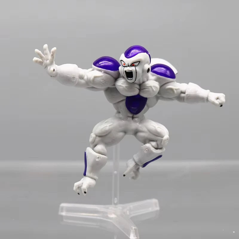 Hot 8pcs Dragon Ball Z Frieza Freezer Anime Figures Figurine Pvc Statue Model Doll Collection Decoration toys