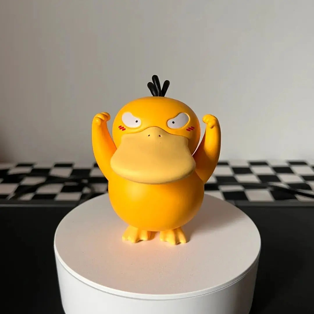 Pokemon Psyduck Figure Anime Peripheral Cute Duck Handmade Model Desktop Decoration Car Ornament Collect Toy PVC Model Doll Gift