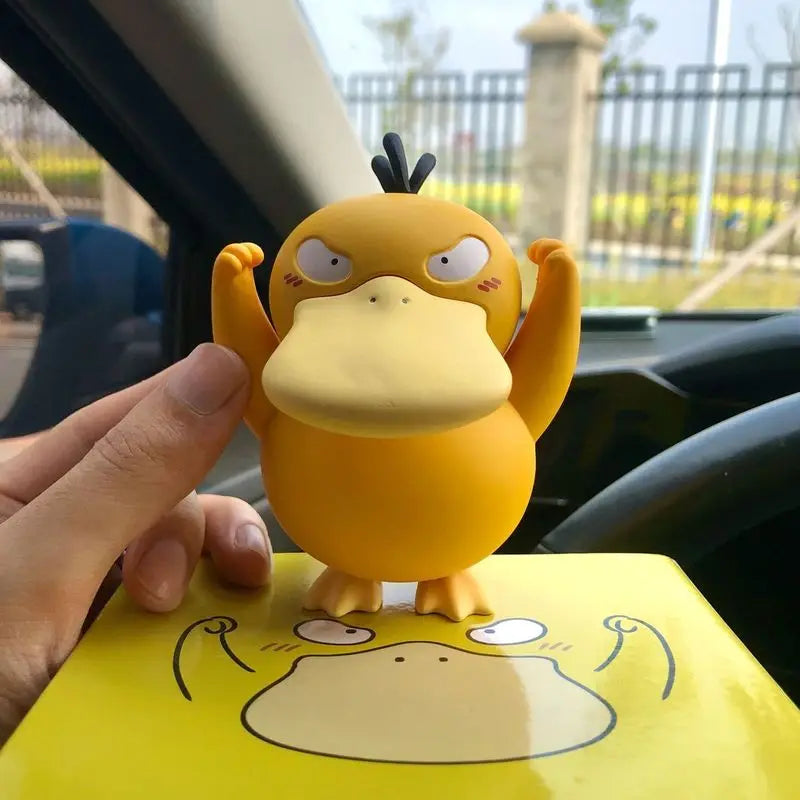 Pokemon Psyduck Figure Anime Peripheral Cute Duck Handmade Model Desktop Decoration Car Ornament Collect Toy PVC Model Doll Gift