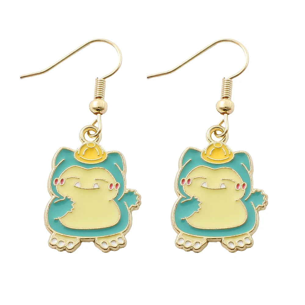 Anime Pokemon Metal Toy, Cute Figure, Pikachu, Squirtle, Psyduck, Charmander, Party Decoration Cosplay Gift