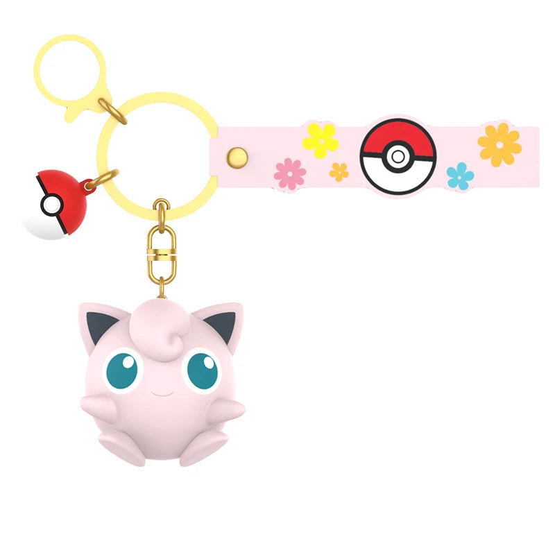 Anime Pokemon Figures Snorlax Mimikyu Cubone Keychain CarKey School Bag Backpack Decoration Desktop Decoration Toy Birthday Gift