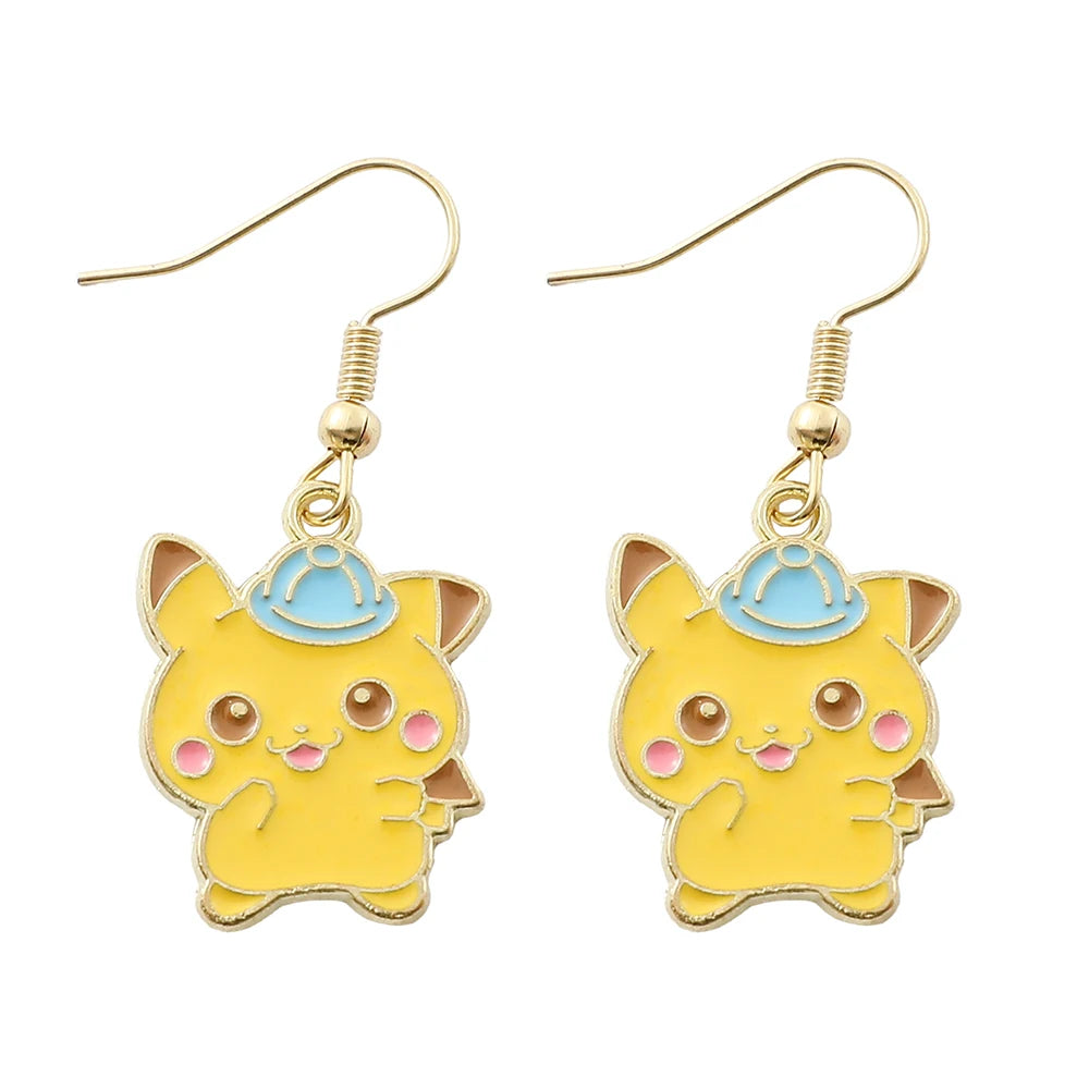 Anime Pokemon Metal Toy, Cute Figure, Pikachu, Squirtle, Psyduck, Charmander, Party Decoration Cosplay Gift
