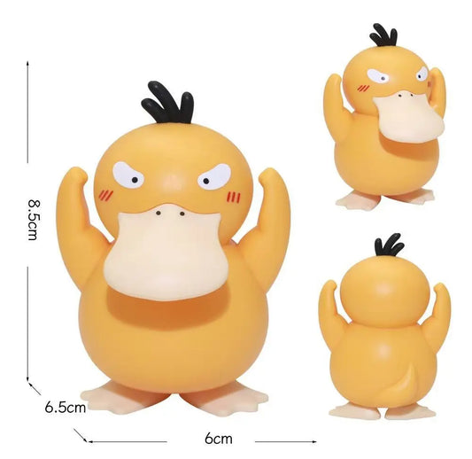 Pokemon Psyduck Figure Anime Peripheral Cute Duck Handmade Model Desktop Decoration Car Ornament Collect Toy PVC Model Doll Gift
