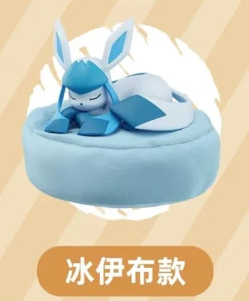 In Stock Hot Pkm Eevee Sleeping Position Series Blind Box Sylveon Umbreon Flareon Jolteon Anime Desktop Decoration Model Toy
