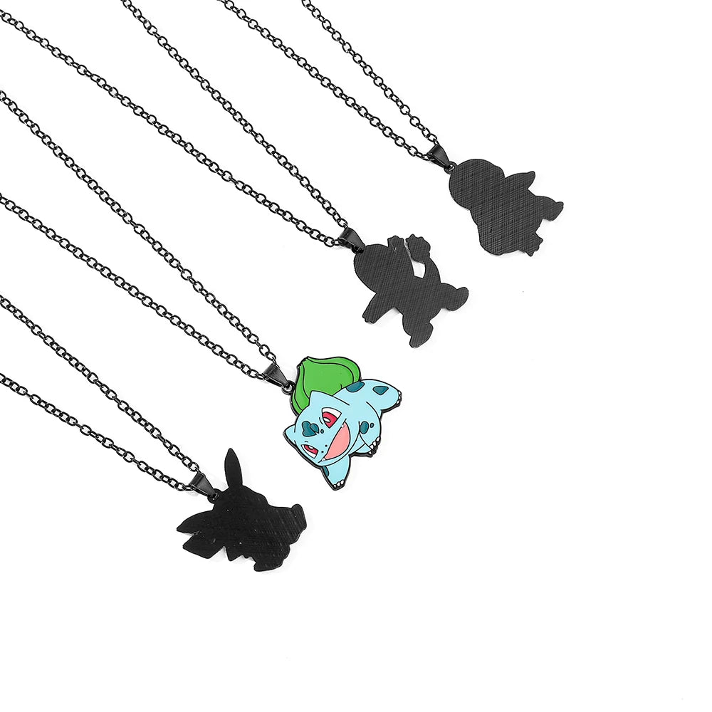 Anime Pokemon Metal Toy, Cute Figure, Pikachu, Squirtle, Psyduck, Charmander, Party Decoration Cosplay Gift