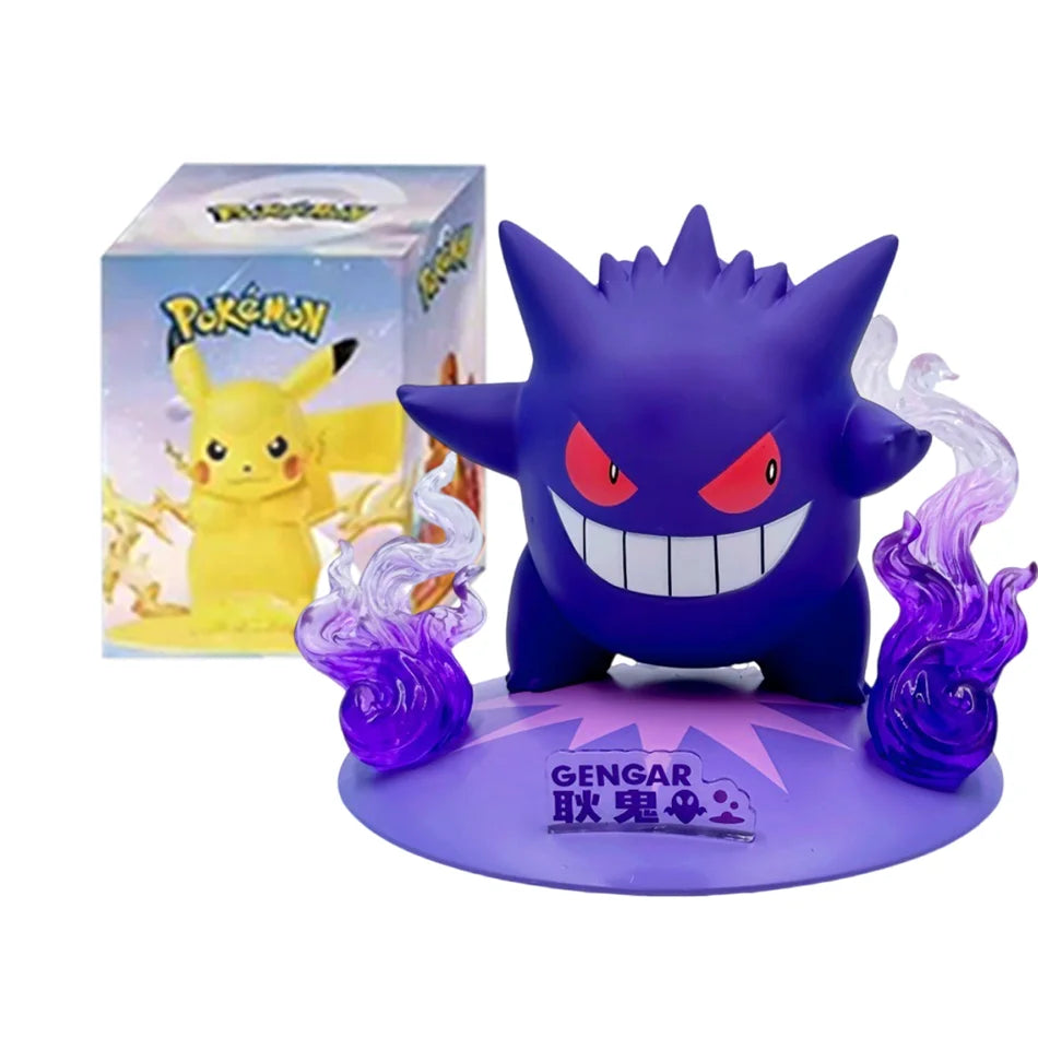 12 Pok é mon Action Dolls Pikachu Blind Box Anime Models Desktop Decorations Pok é mon Toys Children's Birthday Gifts