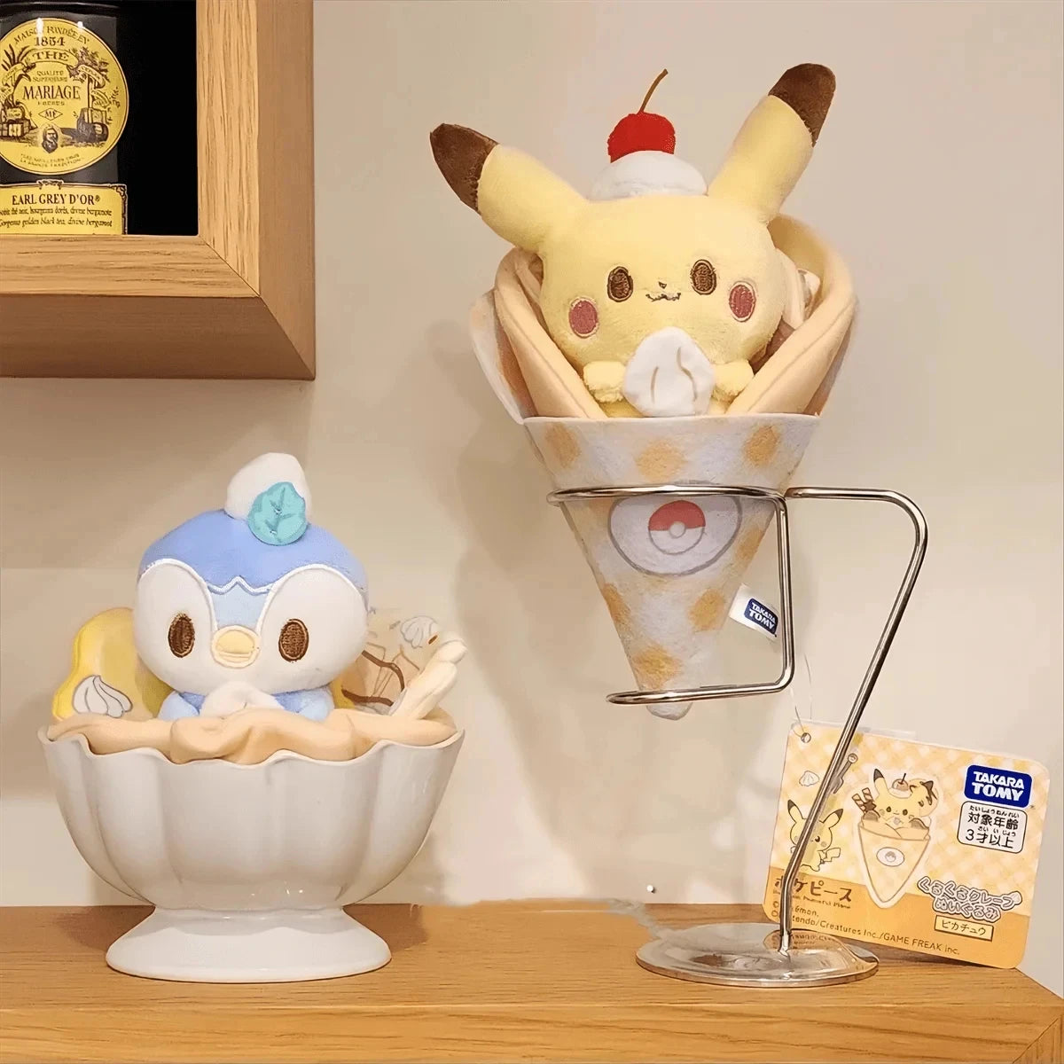 Pikachu Piplup Plush Dolls Toys Cute Anime Figure Stuffed Plush Toys Decoration Dolls For Birthdays Festival Gifts
