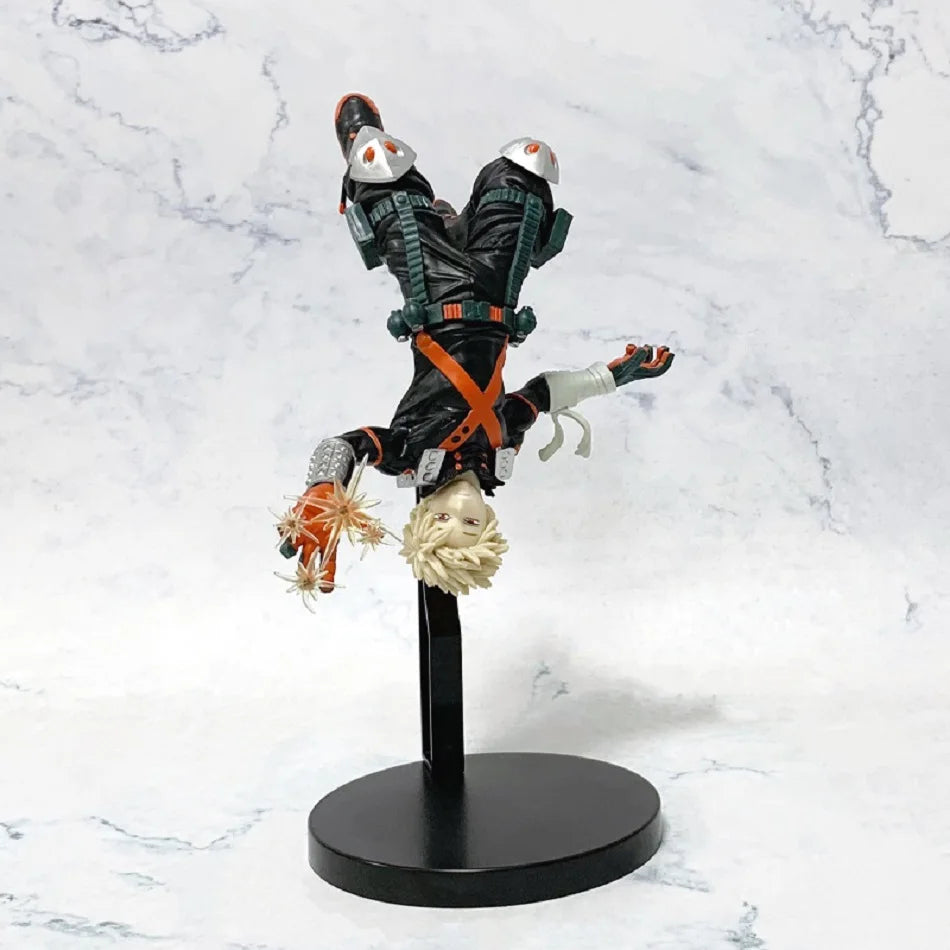 22cm My Hero Academia Anime Peripheral Hero Bakugou Katsuki Action Figures PVC Model