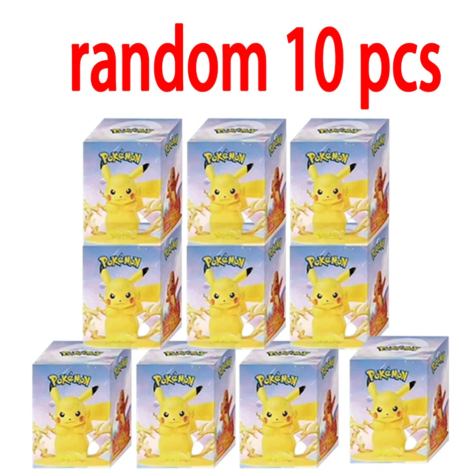 12 Pok é mon Action Dolls Pikachu Blind Box Anime Models Desktop Decorations Pok é mon Toys Children's Birthday Gifts